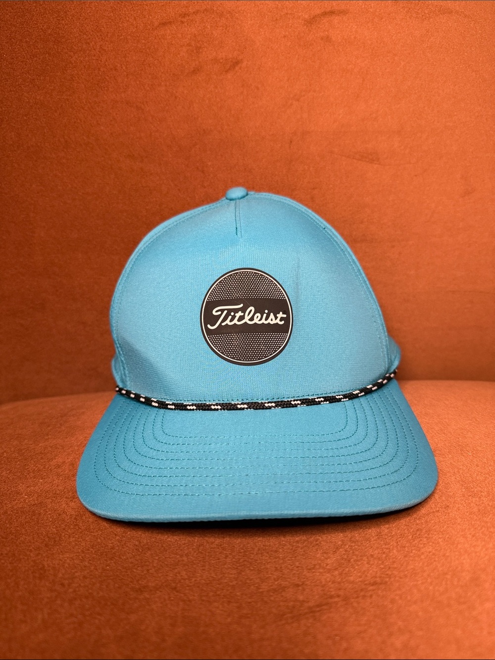 Titleist Turquoise Rope-Trim Five-Panel Golf Cap